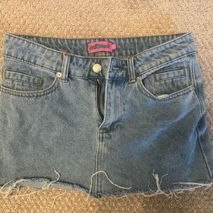 Edikted  Denim Skirt